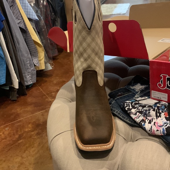 Justin Steel toe work boots - Picture 4 of 8